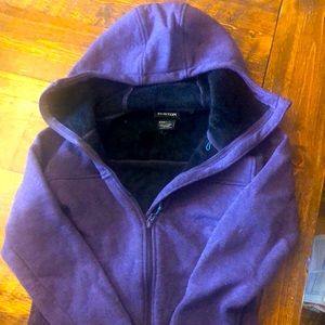 Purple Womens Burton lined jacket